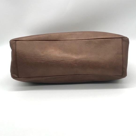 Versace Vitello Perlato Bronze Messenger Bag - Picture 7 of 15